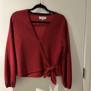 Madewell wrap top